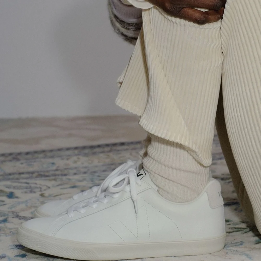Veja / Esplar Leather sneakers in Extra-White 38  7